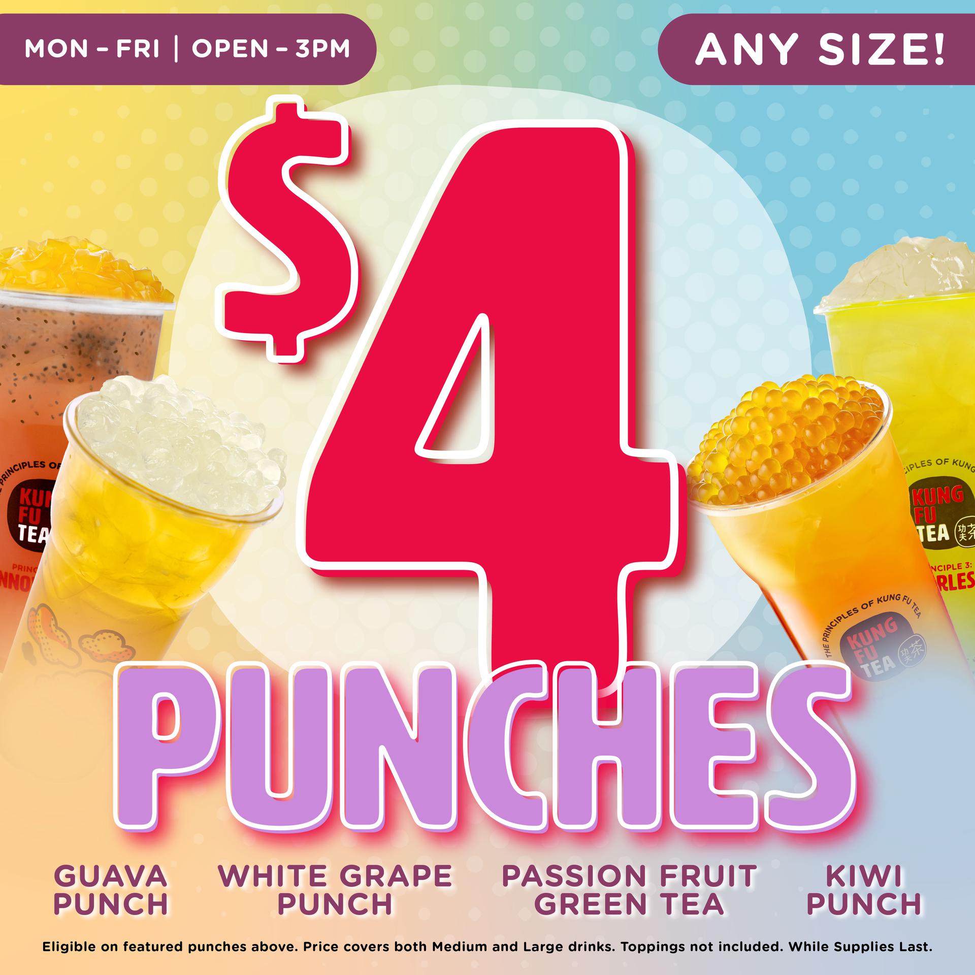 Your Weekdays Are About To Get Better With Kung Fu Tea's HAPPY HOUR 🙌 🎊